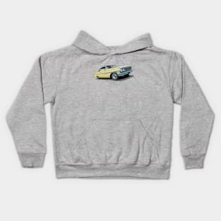 1964 Ford Galaxie 500 in phoenician yellow Kids Hoodie